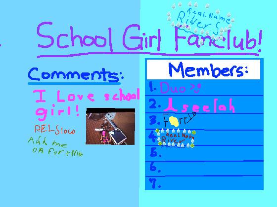 School Girl Fanclub 1 1 1