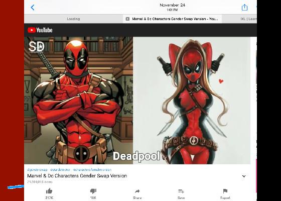 Deadpool as a girl!