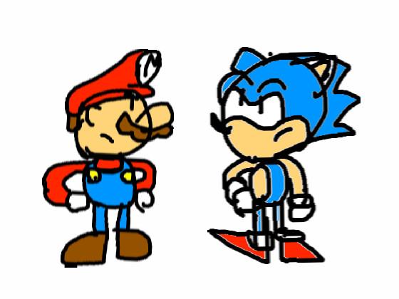 Mario vs sonic