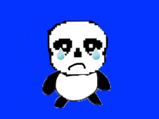 Sans the panda crybaby