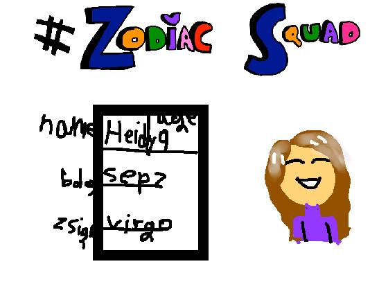 #Zodiac Squad Sign-ups 1