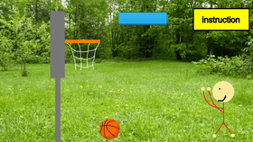 Impossible basketball game