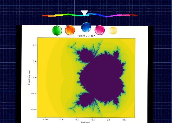 Mandelbrot power simulator