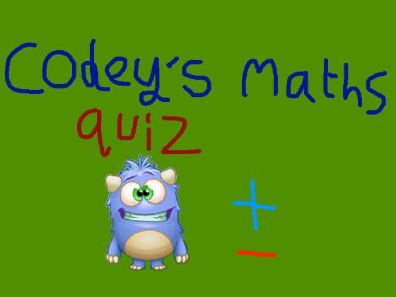 Codeys Maths Quiz