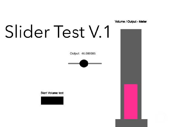 Slider Test V.1