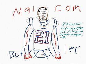 Malcom Butler Drawing