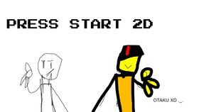 PRESS START 2D ART