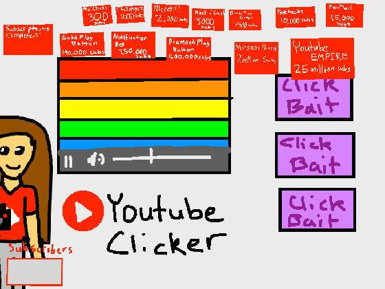 Youtuber Clicker 🎬💻🔔 1 1