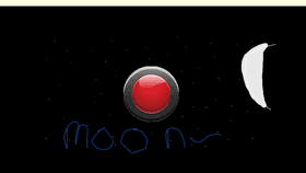 Red button moon hehehehe