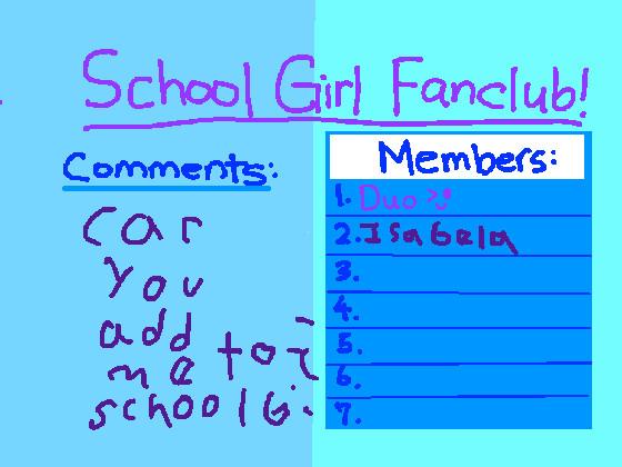 School Girl Fanclub 1