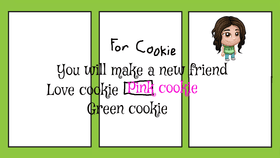 For cookie