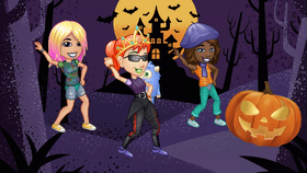 Halloween dance party