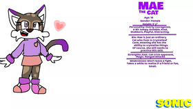 Mae The Cat - Sonic OC