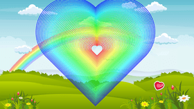 Rainbow Hearts