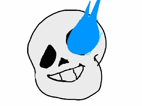 sans Eye glow