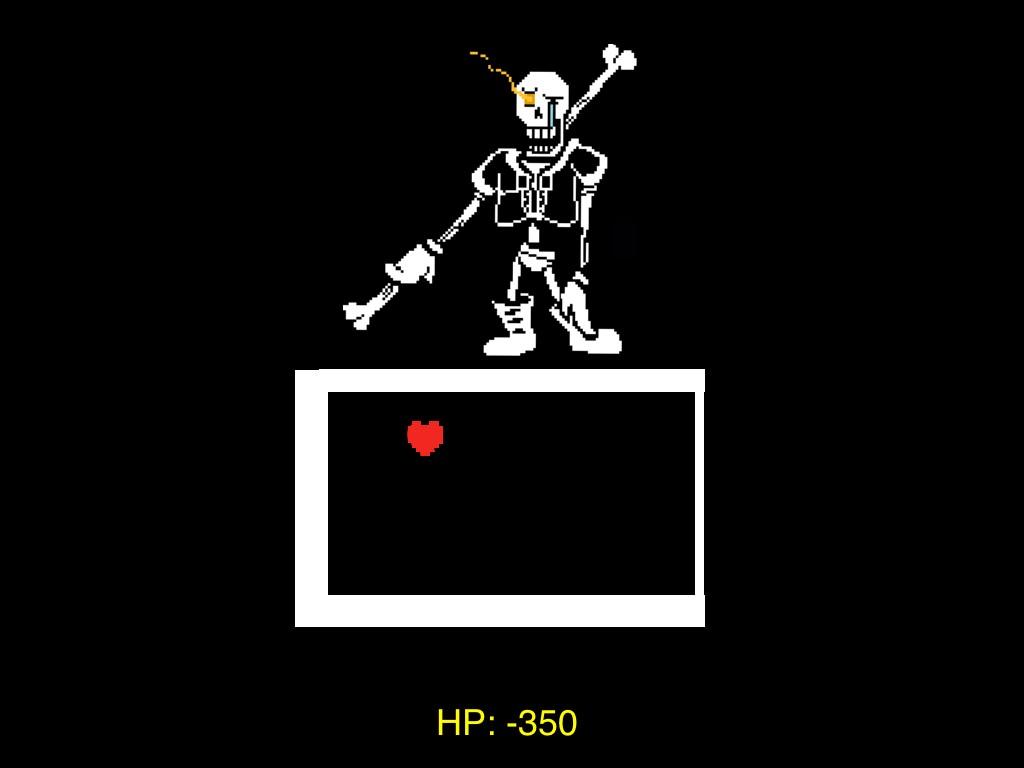 Disbelief Papyrus Final Boss Undertale phase 1 