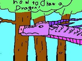 how to draw a dragon!