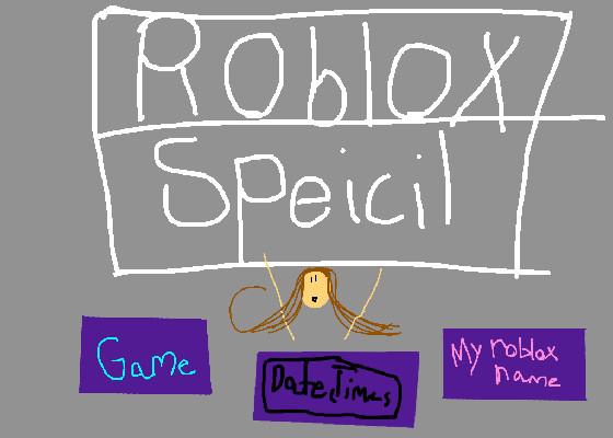 Roblox spicel!