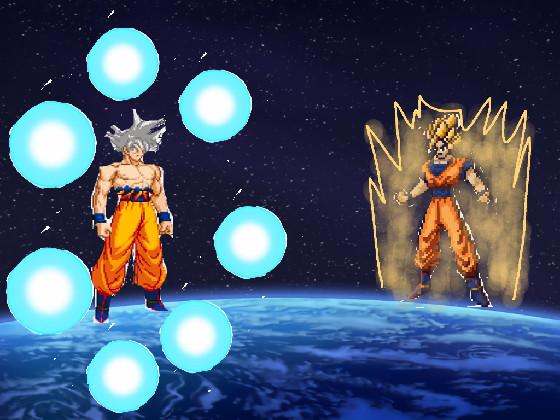 Goku vs his clone 1