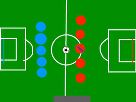futtball 5v.s5 who win blue or red puum