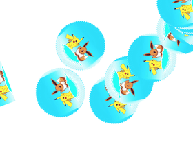 Pikachu and Eevee spinners