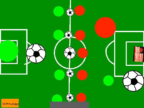 2-Player Soccer green vs red 1 1