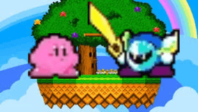 kirby and Metaknight