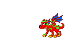 dragon with colour