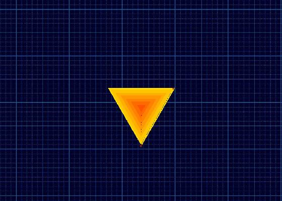 Spiral Triangles with no lines