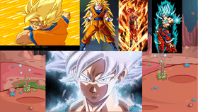 thrnsforemashons of goku