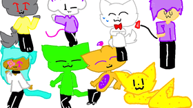 fanart part 2 MORE FRIENDS