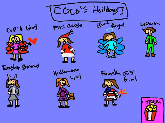 Choos your oc’s (Hoildays)