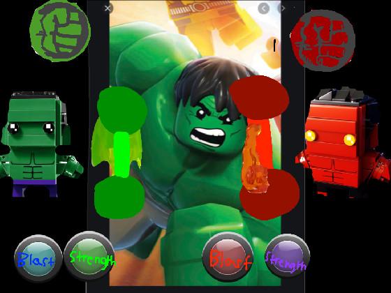 GREEN HULK vs. RED HULK,LEGO 2