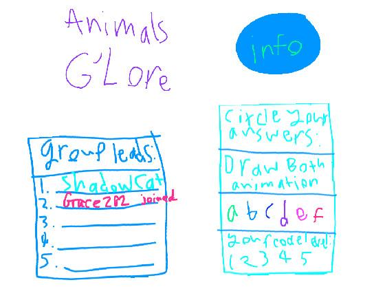 Animals G’Lore Club Signup! 1