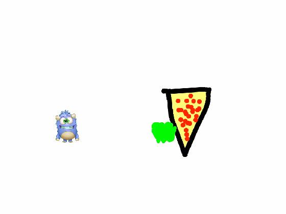 codey eats some pizza