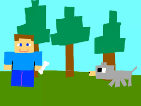 TAME A DOG MINECRAFT!!!