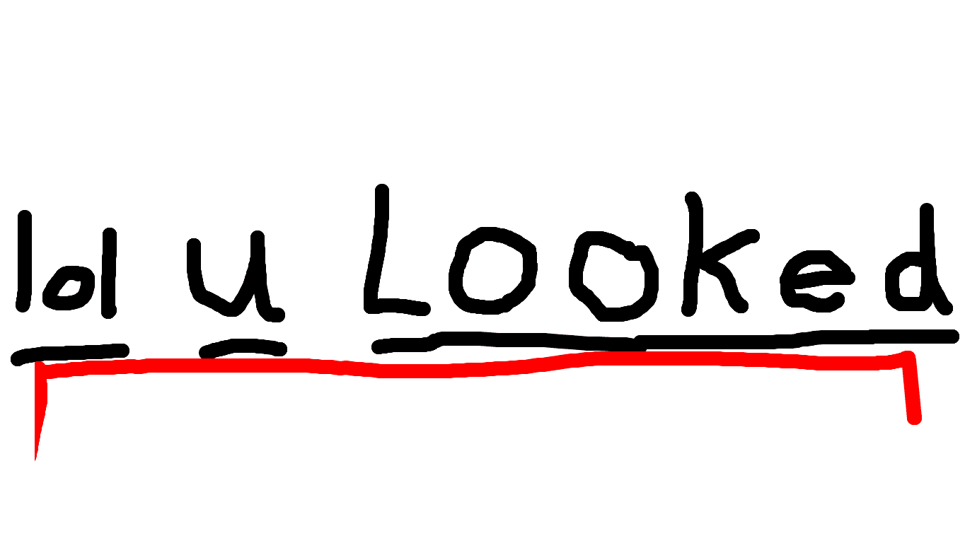 don&#039;t look!!!