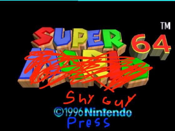 Super shy guy 64