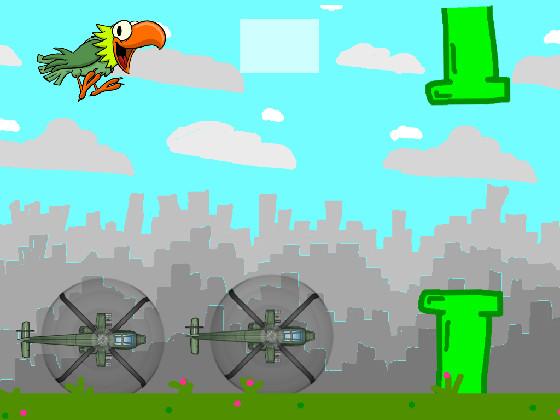 flappy bird with helicopter