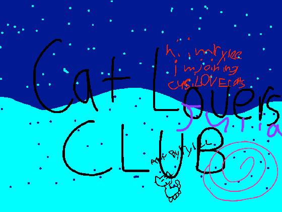 Cat Lovers CLUB 1 1