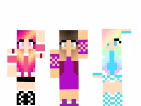 Minecraft girls dancing! 1