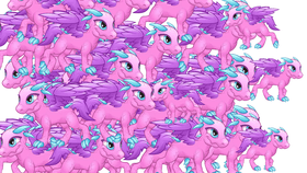 Pink Drogons Walking