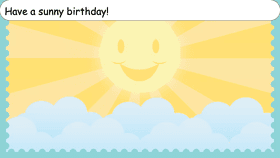 Making a Birthday Card - web