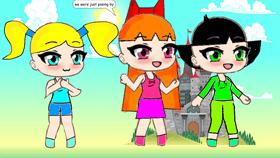 power puff quiz and ball game