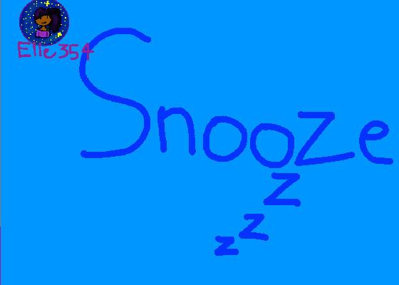 Snooze animation!