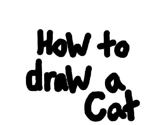 How to draw a cat