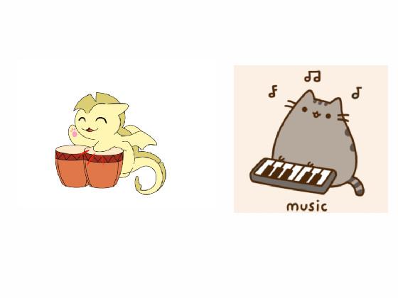 Qibli and Pusheen Band