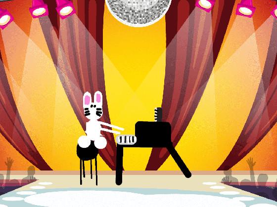 Piano bunny!! ❤️🐰