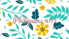 Philippians 4:13