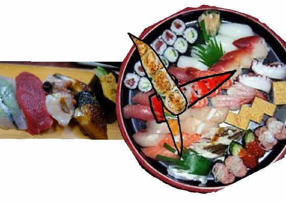 Sushi clock 1p